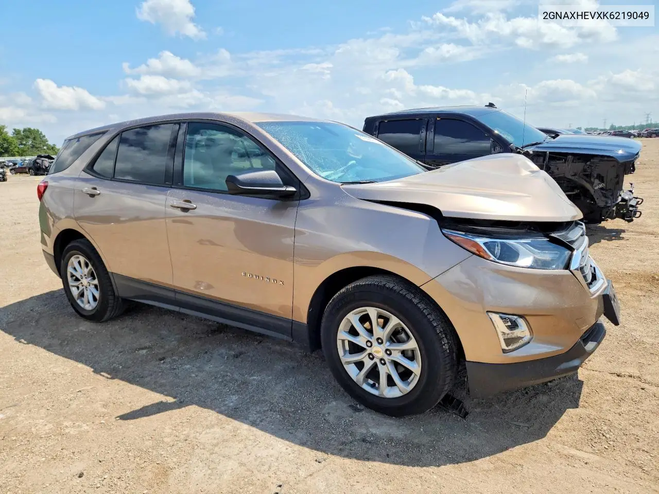 2019 Chevrolet Equinox Ls VIN: 2GNAXHEVXK6219049 Lot: 61608776