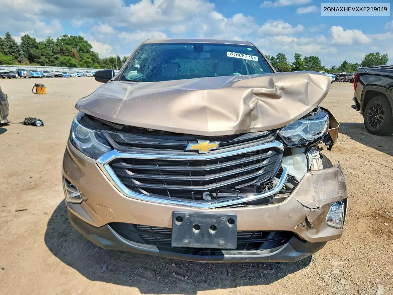 2019 Chevrolet Equinox Ls VIN: 2GNAXHEVXK6219049 Lot: 61608776