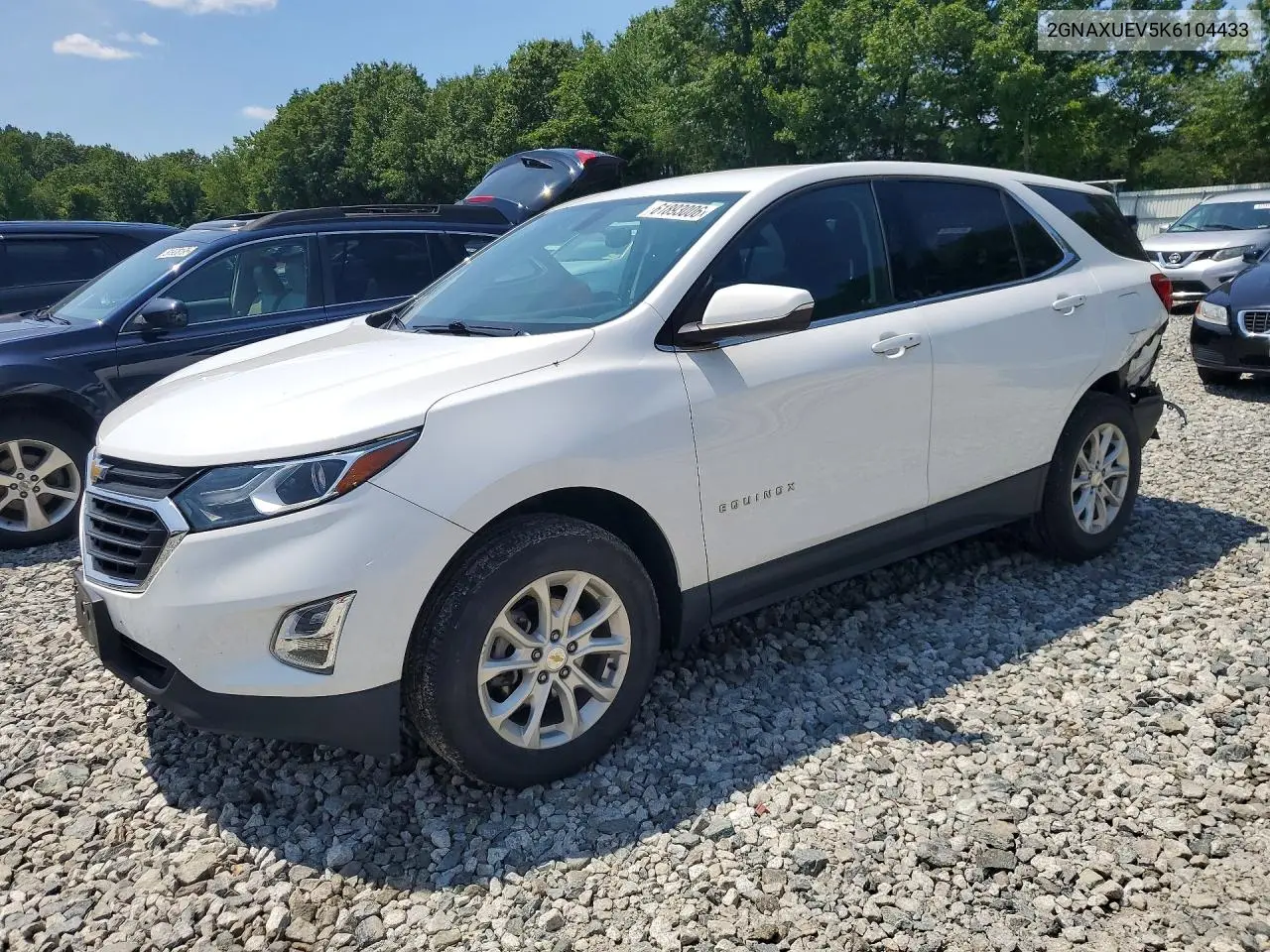 2019 Chevrolet Equinox Lt VIN: 2GNAXUEV5K6104433 Lot: 61893006