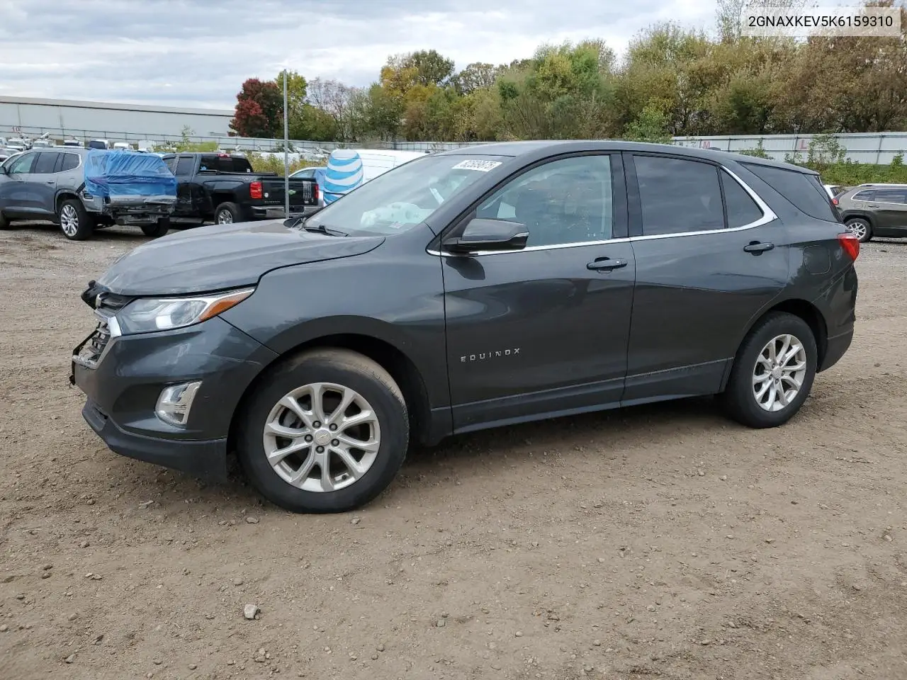 2GNAXKEV5K6159310 2019 Chevrolet Equinox Lt