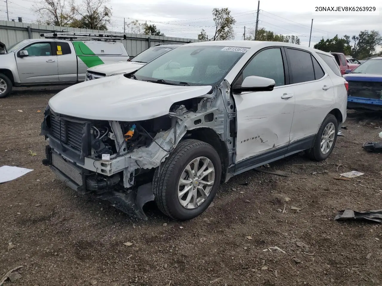 2GNAXJEV8K6263929 2019 Chevrolet Equinox Lt