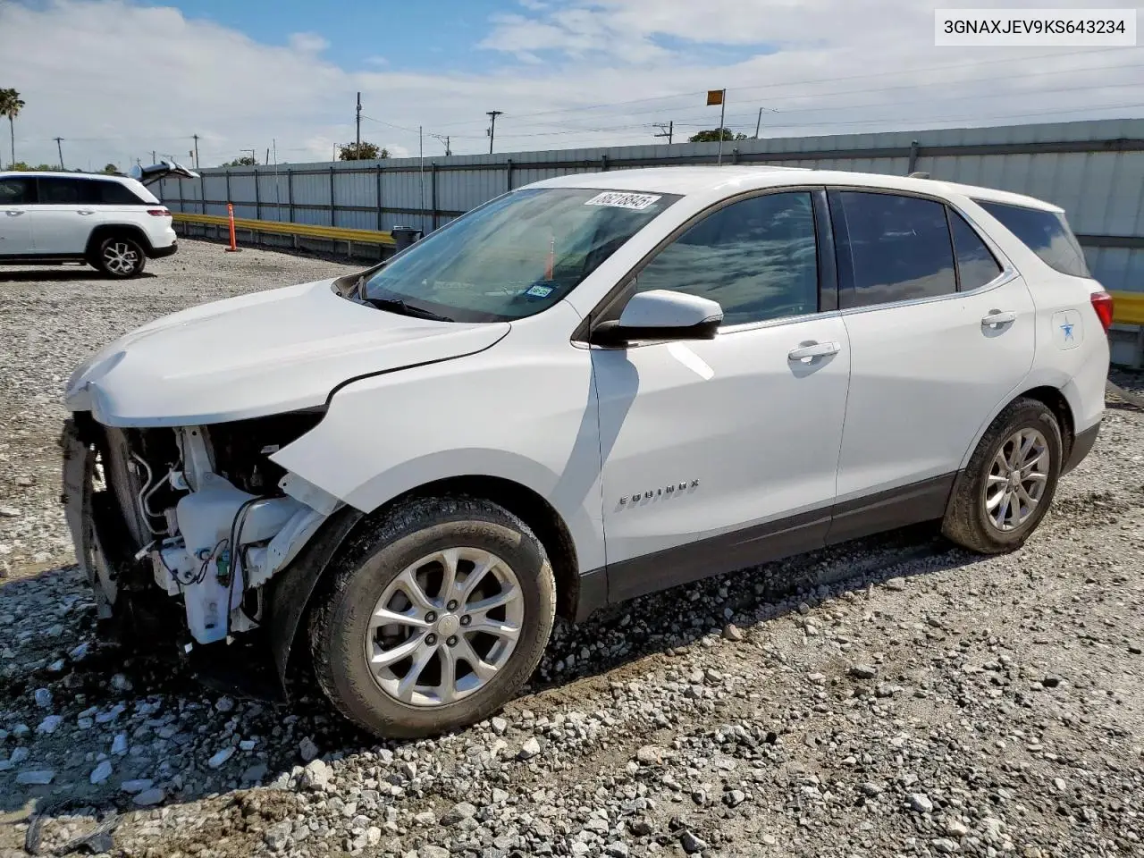 3GNAXJEV9KS643234 2019 Chevrolet Equinox Lt