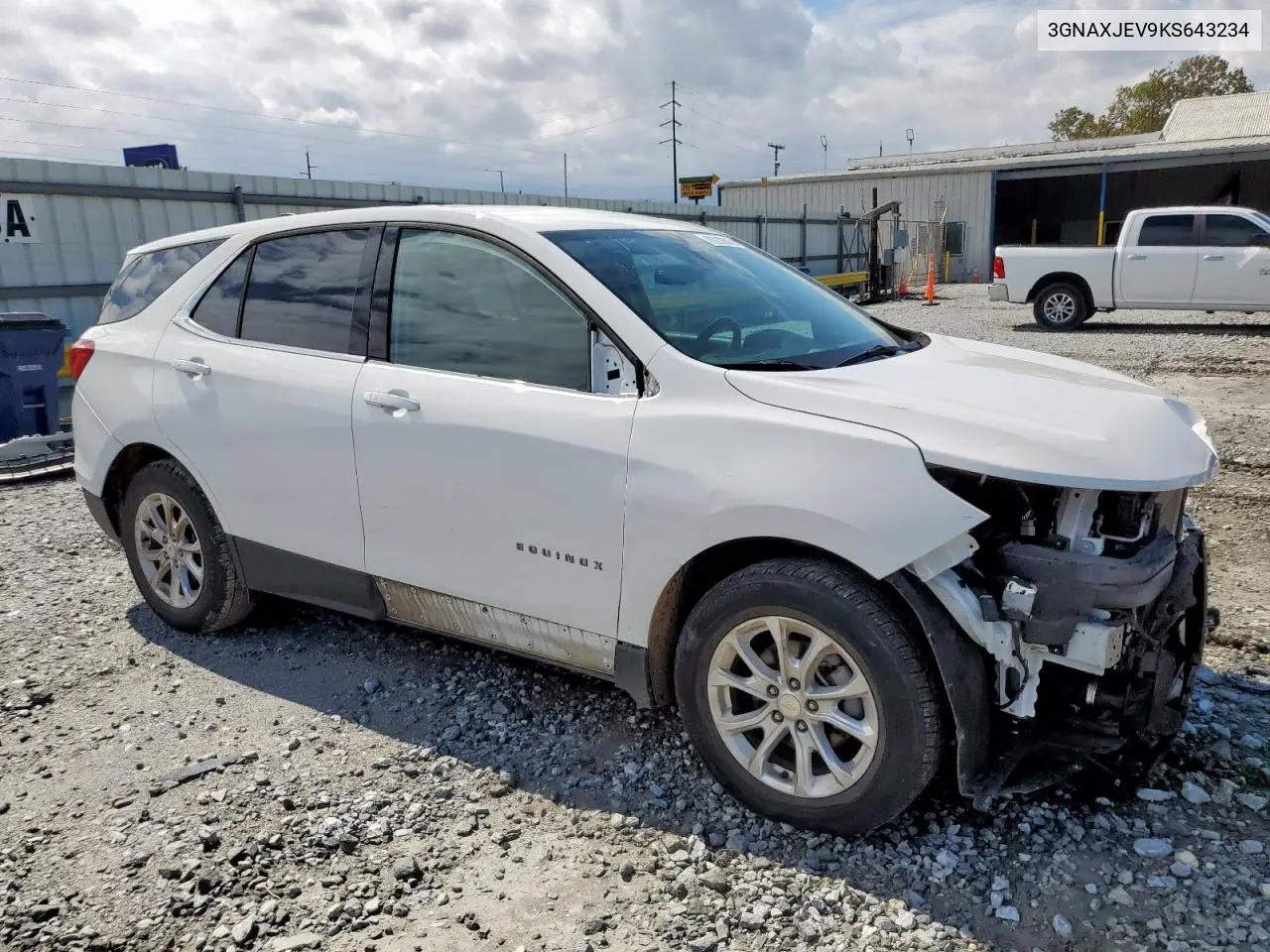 3GNAXJEV9KS643234 2019 Chevrolet Equinox Lt