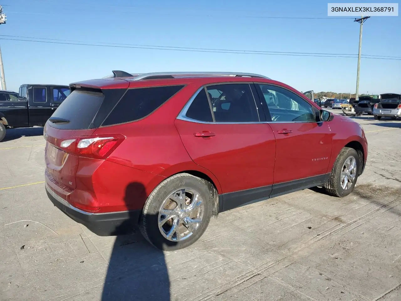 3GNAXLEX3KL368791 2019 Chev Equinox Lt