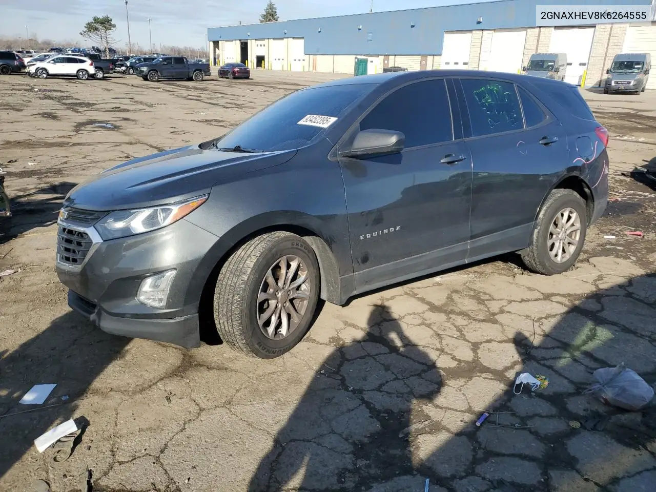 2GNAXHEV8K6264555 2019 Chevrolet Equinox Ls