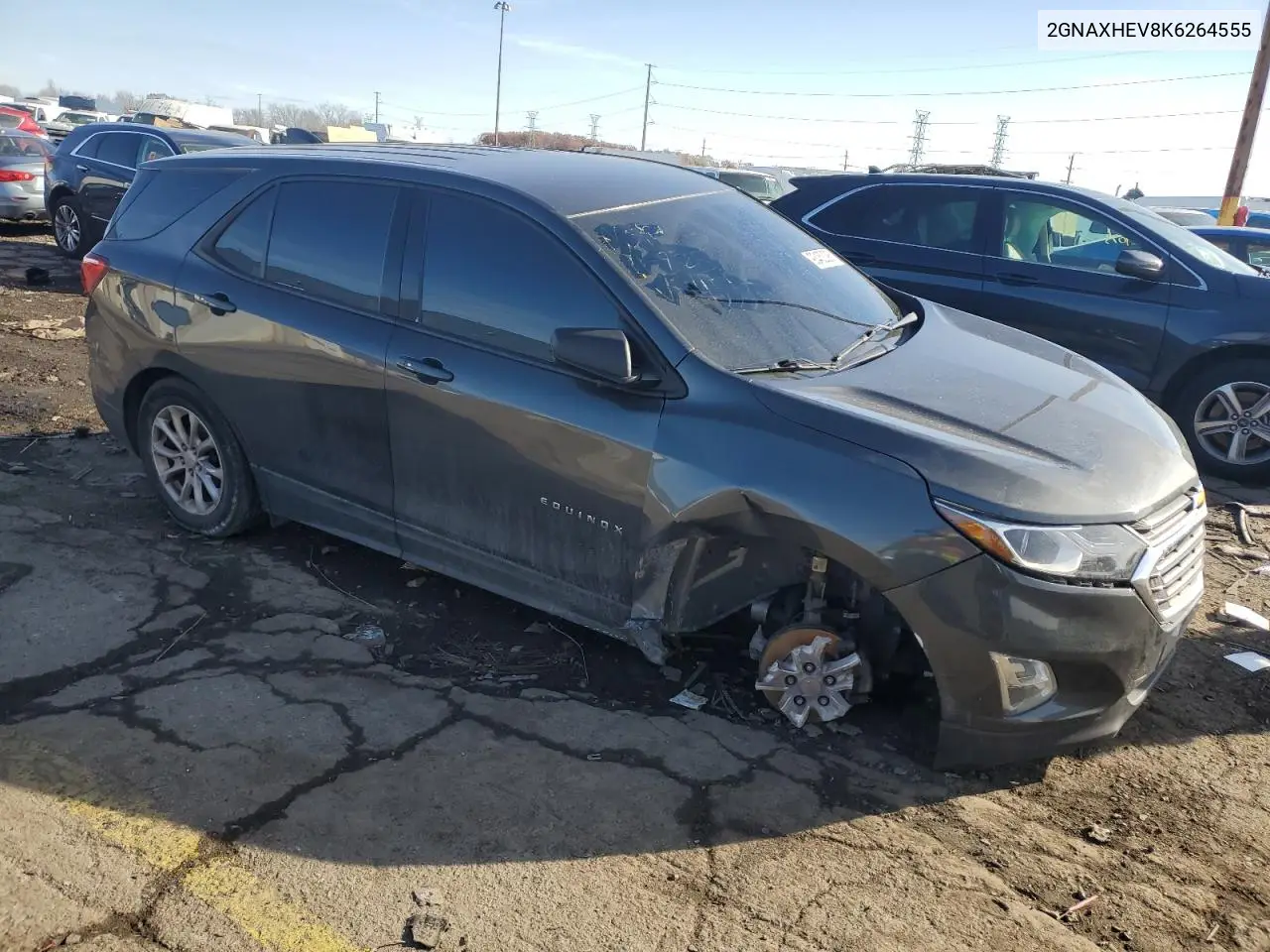 2GNAXHEV8K6264555 2019 Chevrolet Equinox Ls