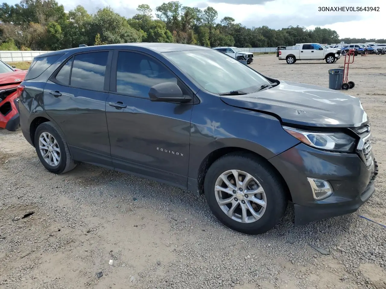 3GNAXHEV0LS643942 2020 Chevrolet Equinox Ls