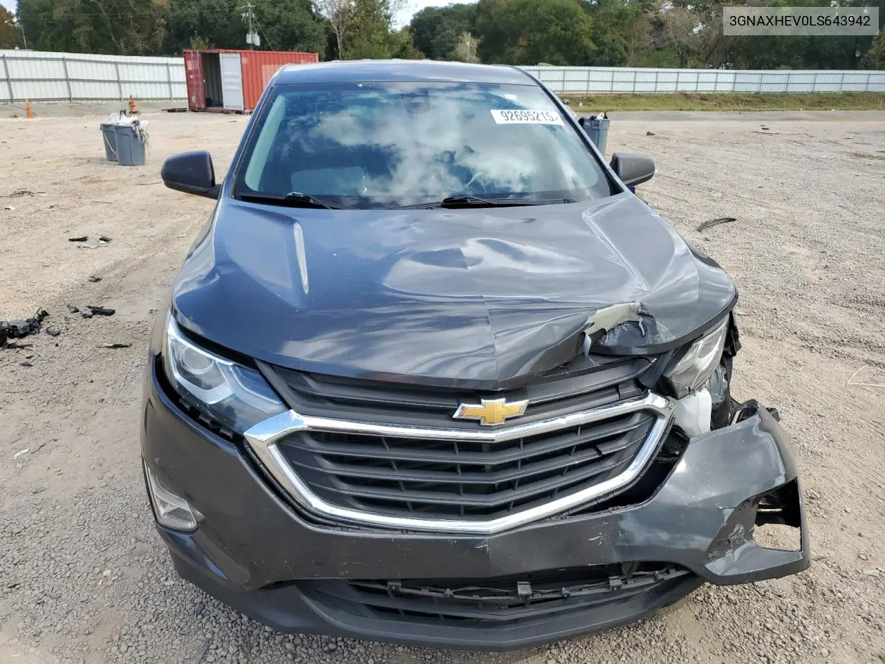 3GNAXHEV0LS643942 2020 Chevrolet Equinox Ls