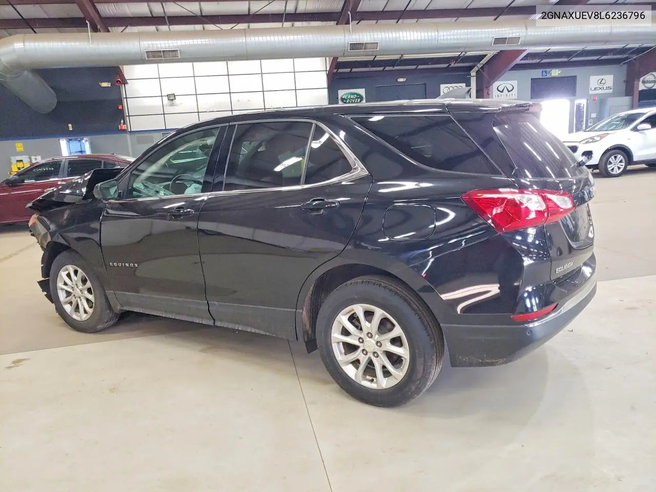 2020 Chevrolet Equinox Lt VIN: 2GNAXUEV8L6236796 Lot: 56332436