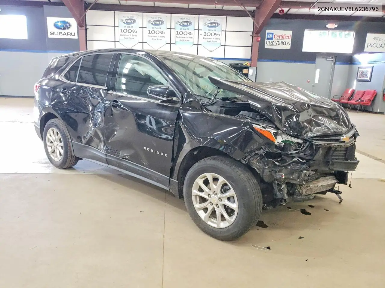 2020 Chevrolet Equinox Lt VIN: 2GNAXUEV8L6236796 Lot: 56332436