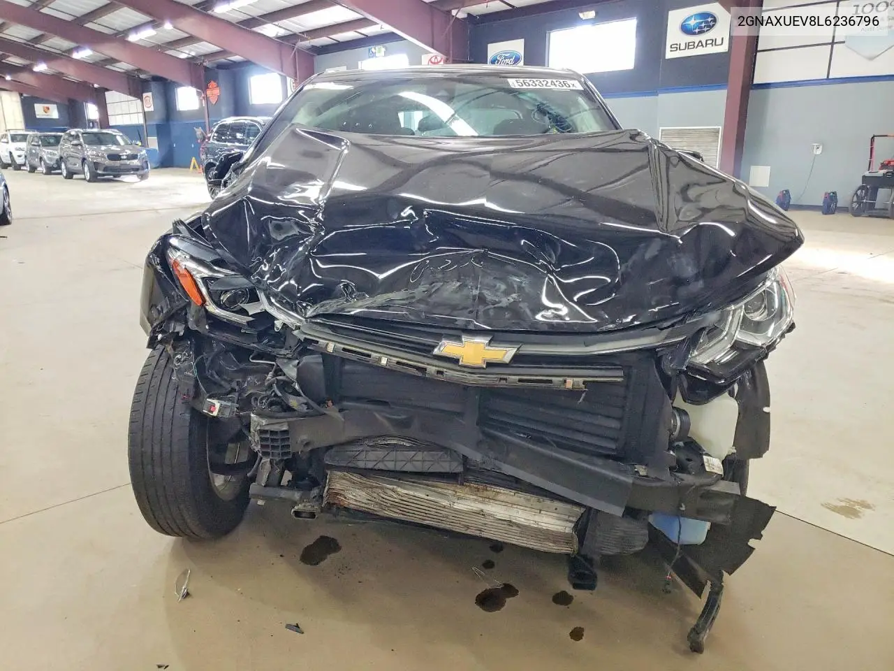 2020 Chevrolet Equinox Lt VIN: 2GNAXUEV8L6236796 Lot: 56332436
