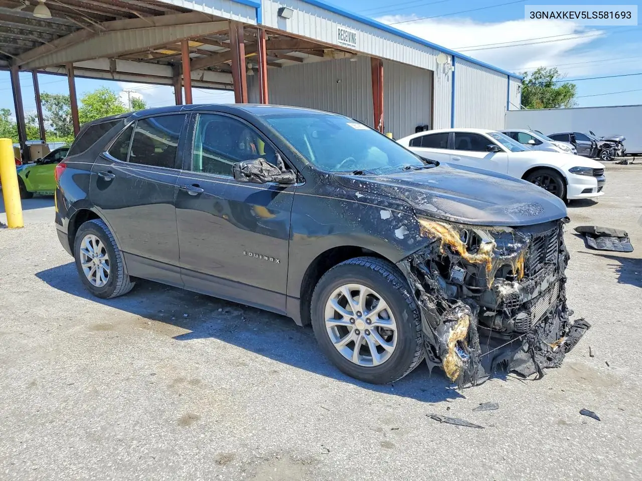 2020 Chevrolet Equinox Lt VIN: 3GNAXKEV5LS581693 Lot: 58509876