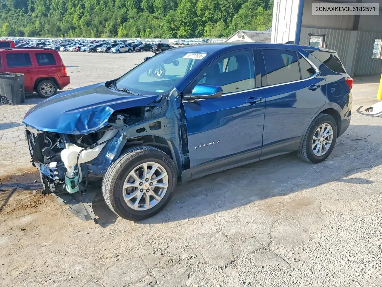 2020 Chevrolet Equinox Lt VIN: 2GNAXKEV3L6182571 Lot: 59722936