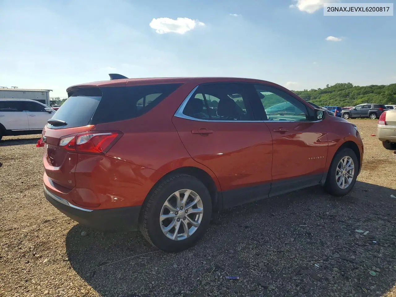 2020 Chevrolet Equinox Lt VIN: 2GNAXJEVXL6200817 Lot: 60195736