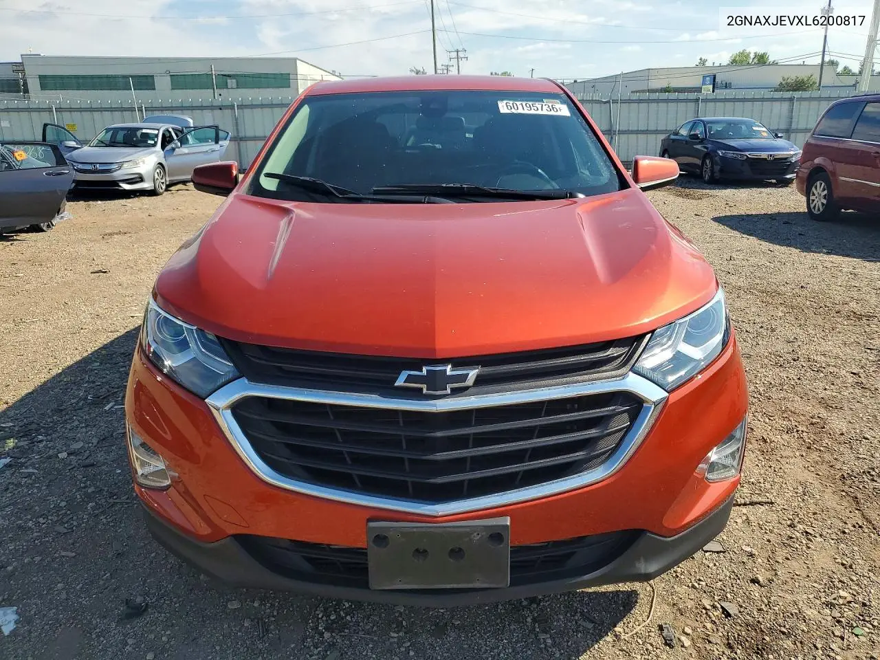2020 Chevrolet Equinox Lt VIN: 2GNAXJEVXL6200817 Lot: 60195736