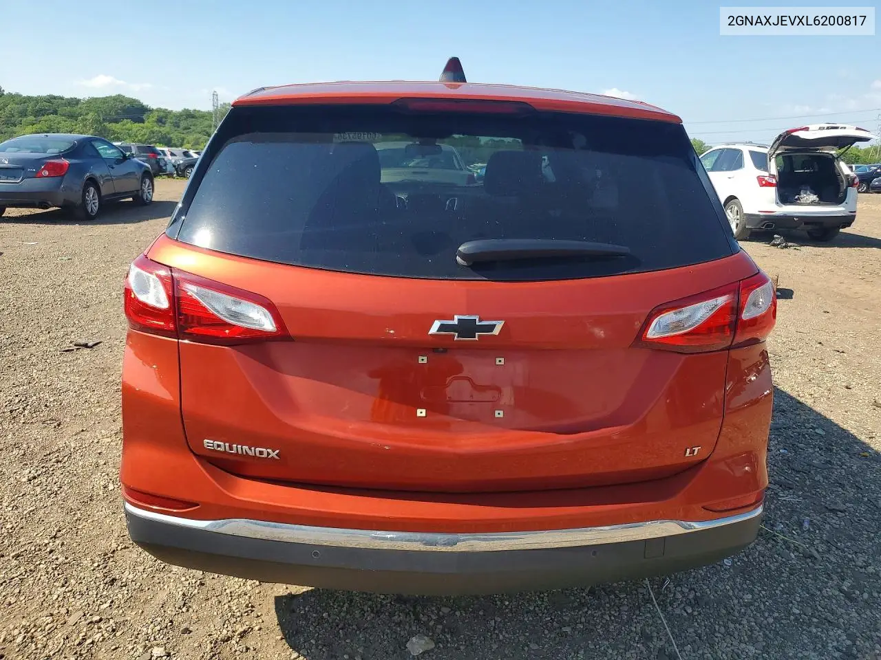 2020 Chevrolet Equinox Lt VIN: 2GNAXJEVXL6200817 Lot: 60195736