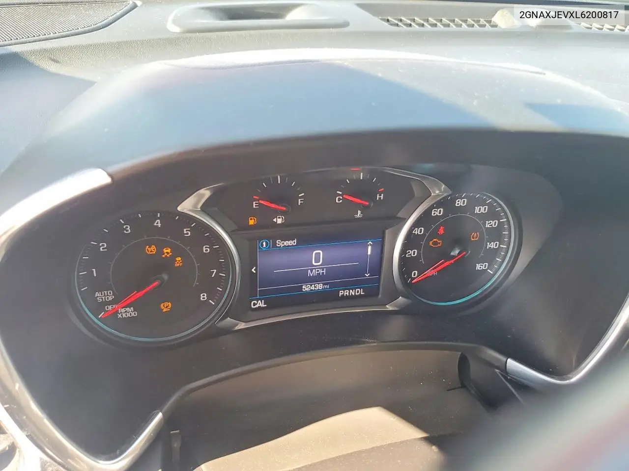 2020 Chevrolet Equinox Lt VIN: 2GNAXJEVXL6200817 Lot: 60195736