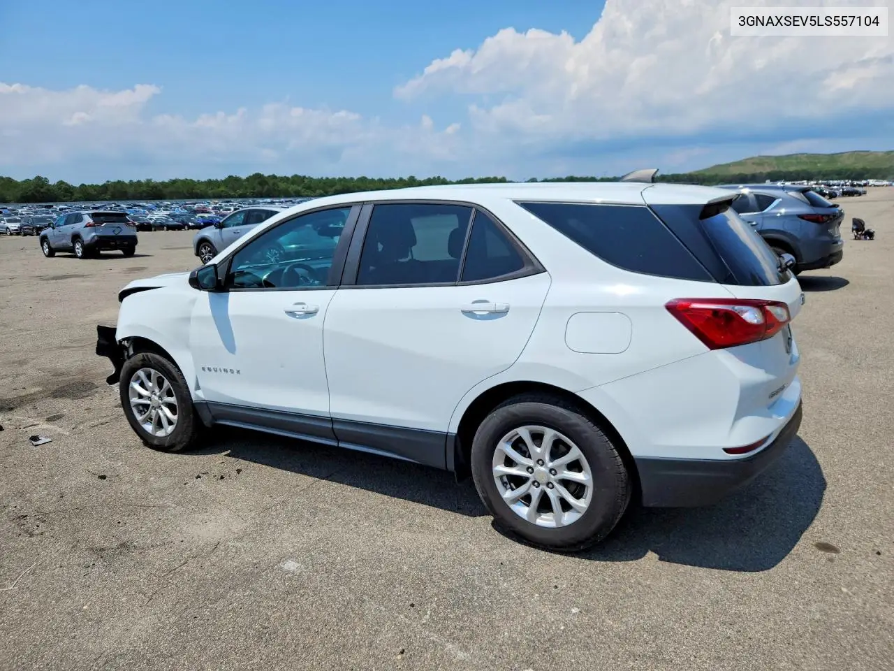 2020 Chevrolet Equinox Ls VIN: 3GNAXSEV5LS557104 Lot: 60987126