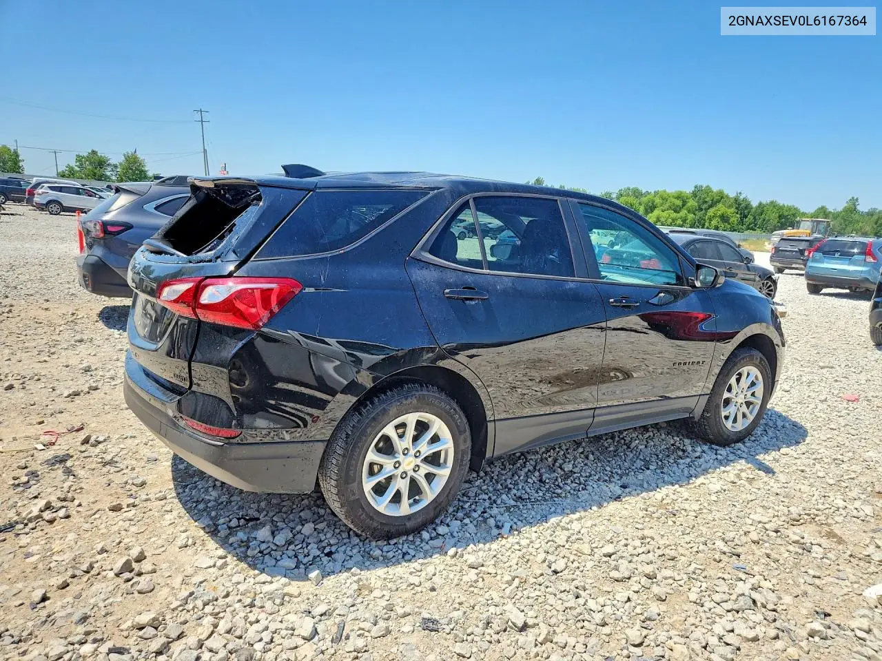 2020 Chevrolet Equinox Ls VIN: 2GNAXSEV0L6167364 Lot: 60993866