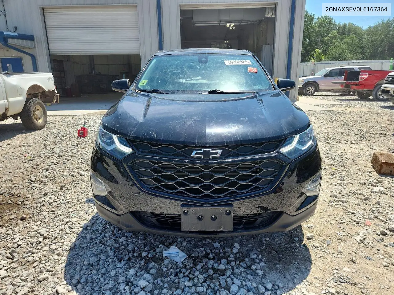 2020 Chevrolet Equinox Ls VIN: 2GNAXSEV0L6167364 Lot: 60993866
