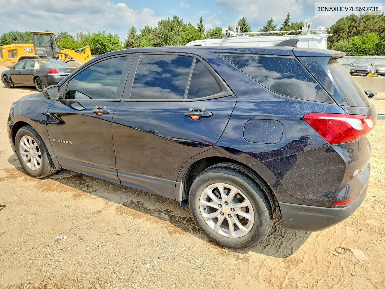 2020 Chevrolet Equinox Ls VIN: 3GNAXHEV7LS697738 Lot: 61115846