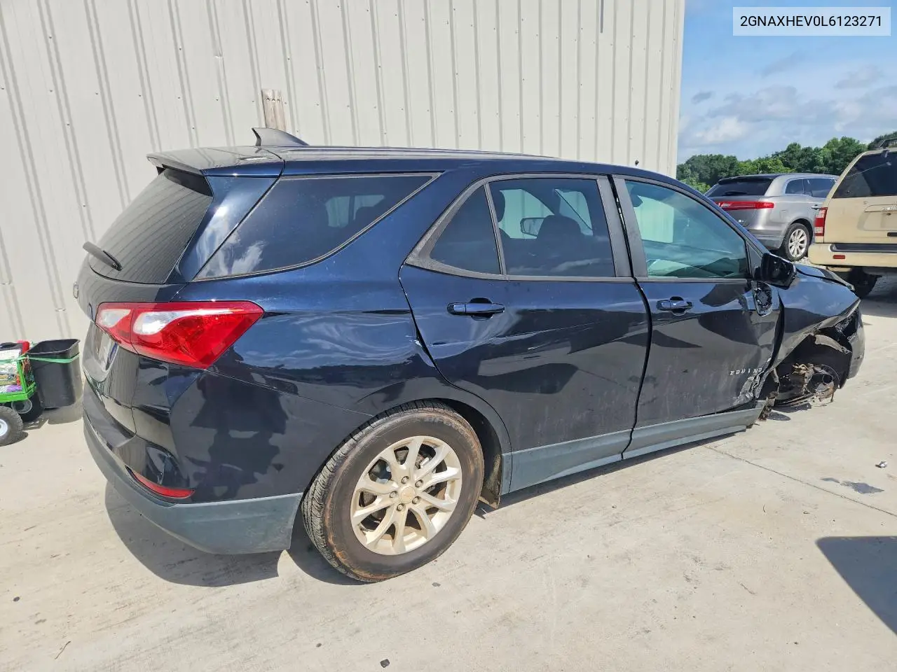 2020 Chevrolet Equinox Ls VIN: 2GNAXHEV0L6123271 Lot: 61400206