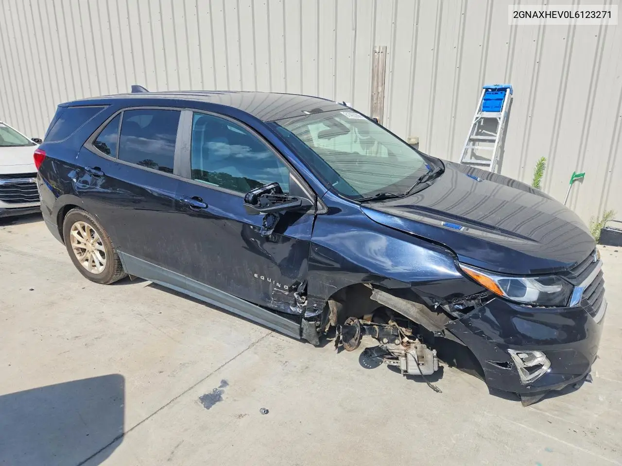 2020 Chevrolet Equinox Ls VIN: 2GNAXHEV0L6123271 Lot: 61400206