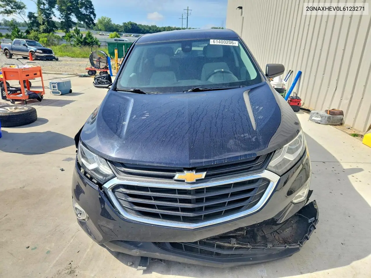 2020 Chevrolet Equinox Ls VIN: 2GNAXHEV0L6123271 Lot: 61400206