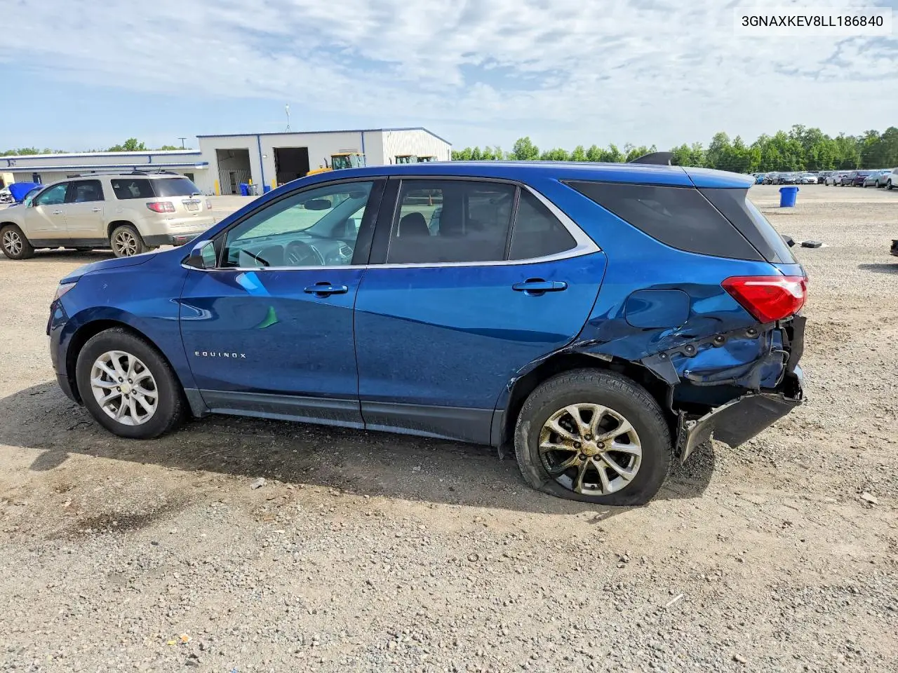 2020 Chevrolet Equinox Lt VIN: 3GNAXKEV8LL186840 Lot: 61633516