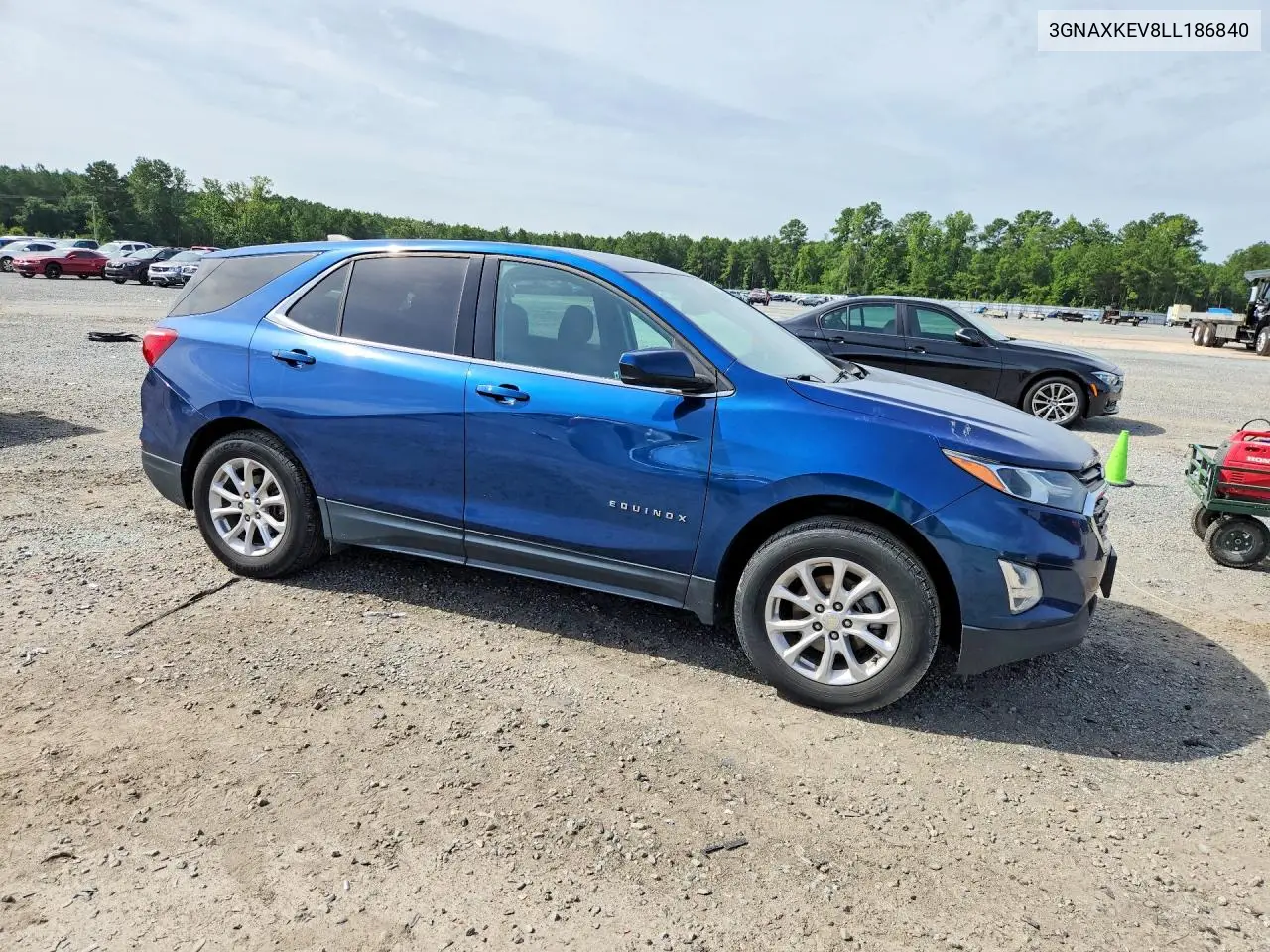 2020 Chevrolet Equinox Lt VIN: 3GNAXKEV8LL186840 Lot: 61633516