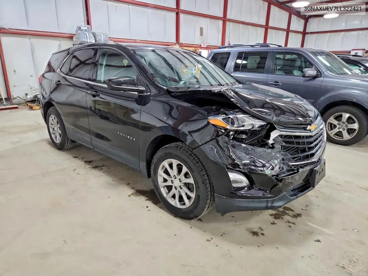 2020 Chevrolet Equinox Lt VIN: 3GNAXUEV7LL322421 Lot: 61775106