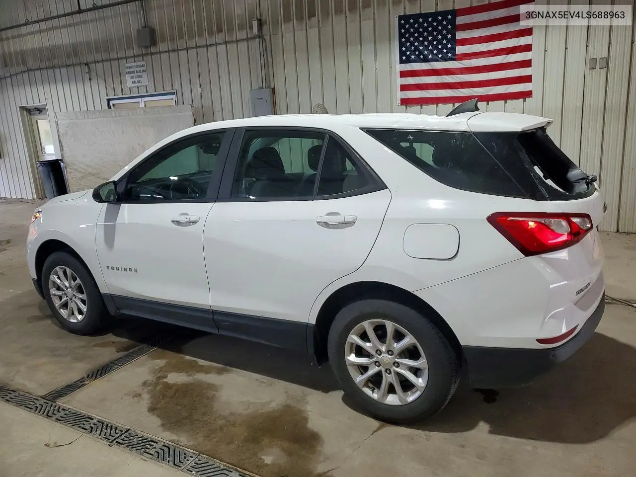 2020 Chevrolet Equinox VIN: 3GNAX5EV4LS688963 Lot: 61883136