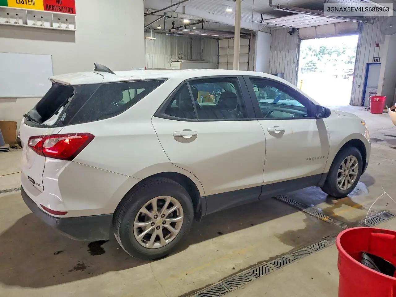 2020 Chevrolet Equinox VIN: 3GNAX5EV4LS688963 Lot: 61883136