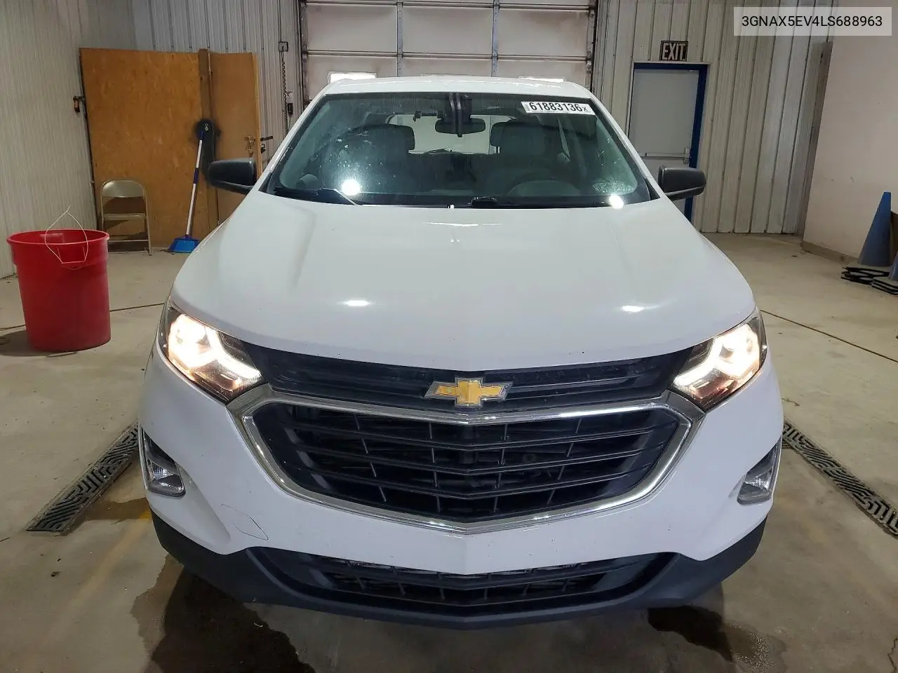 2020 Chevrolet Equinox VIN: 3GNAX5EV4LS688963 Lot: 61883136