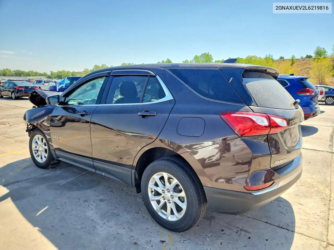 2020 Chevrolet Equinox Lt VIN: 2GNAXUEV2L6219816 Lot: 62005516