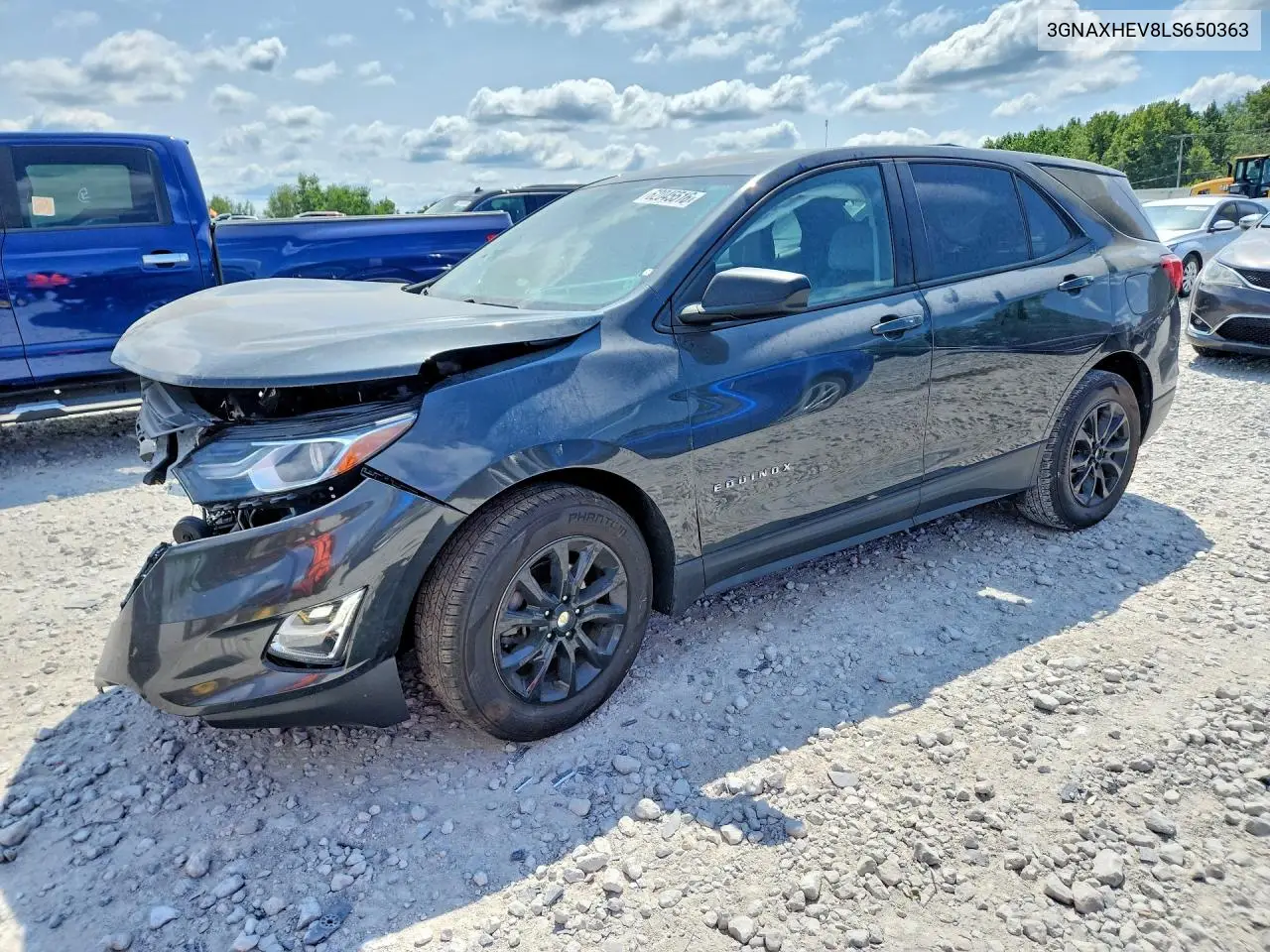 3GNAXHEV8LS650363 2020 Chevrolet Equinox Ls
