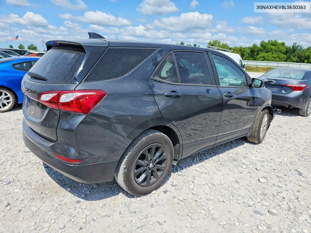 3GNAXHEV8LS650363 2020 Chevrolet Equinox Ls