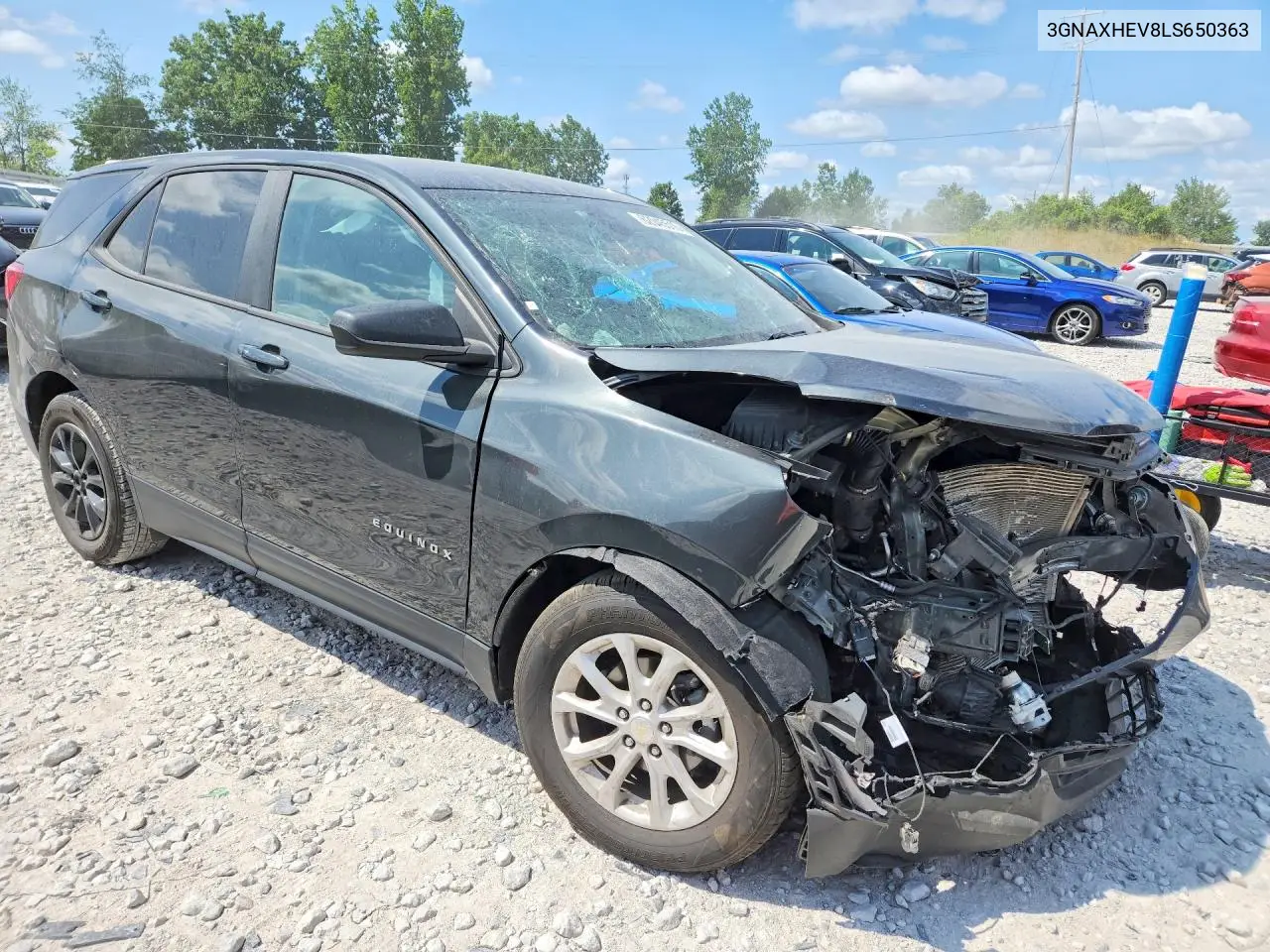 3GNAXHEV8LS650363 2020 Chevrolet Equinox Ls