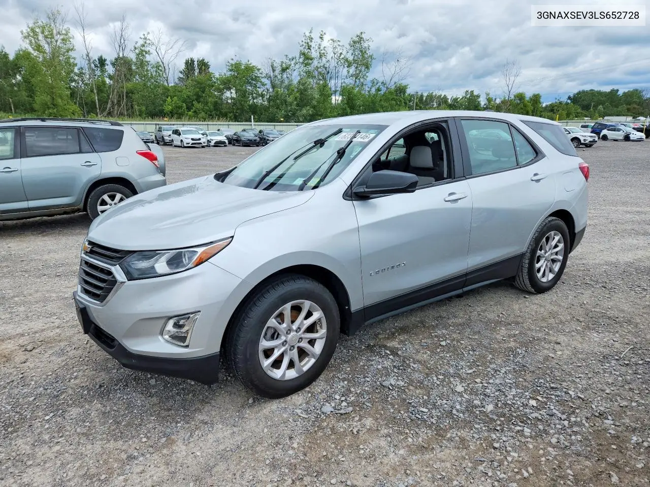 2020 Chevrolet Equinox Ls VIN: 3GNAXSEV3LS652728 Lot: 62304146