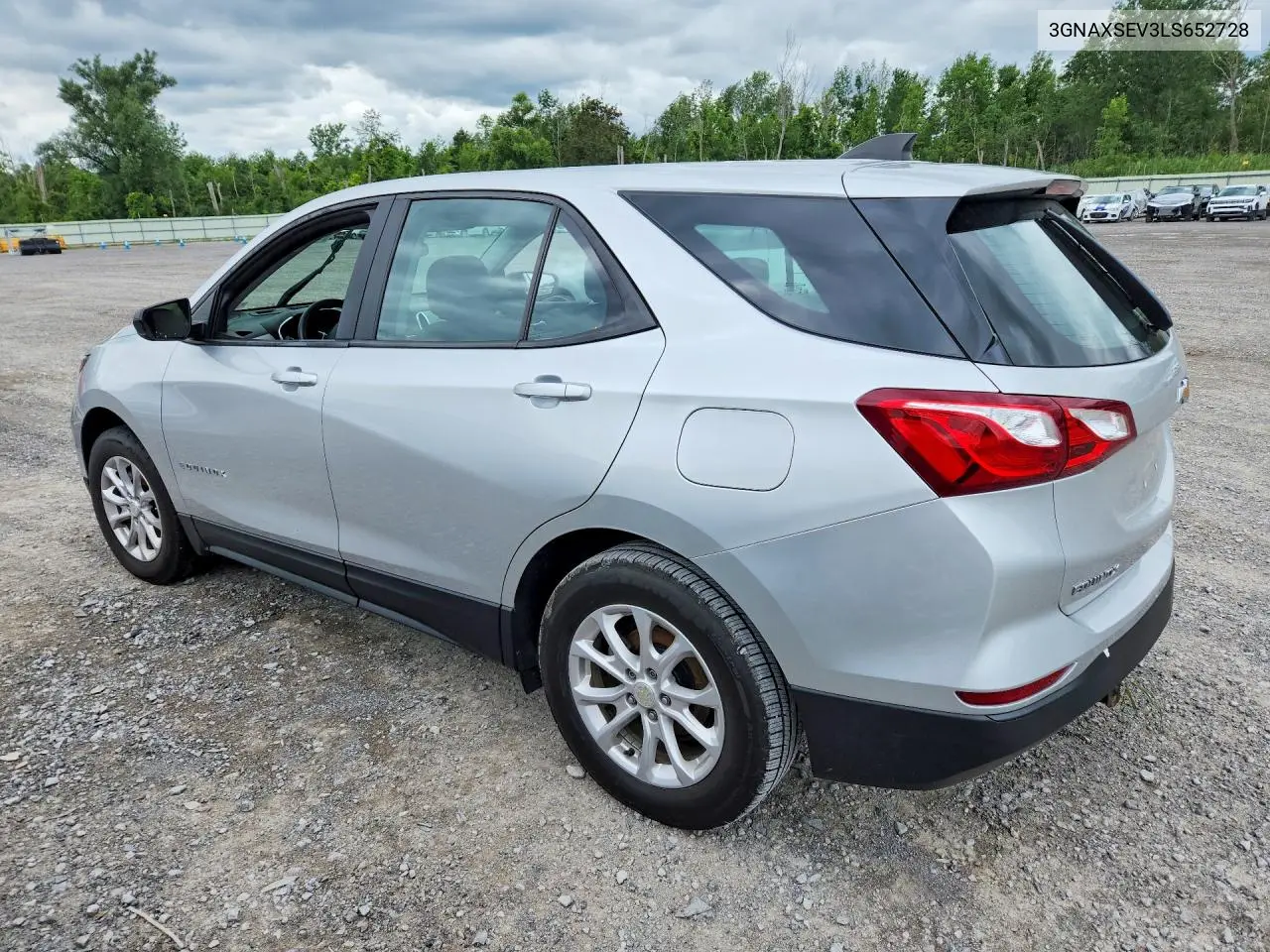 2020 Chevrolet Equinox Ls VIN: 3GNAXSEV3LS652728 Lot: 62304146