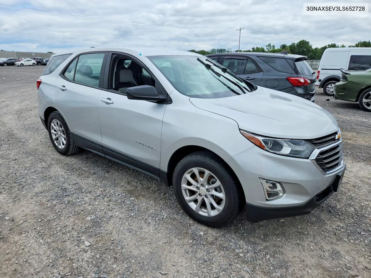 2020 Chevrolet Equinox Ls VIN: 3GNAXSEV3LS652728 Lot: 62304146