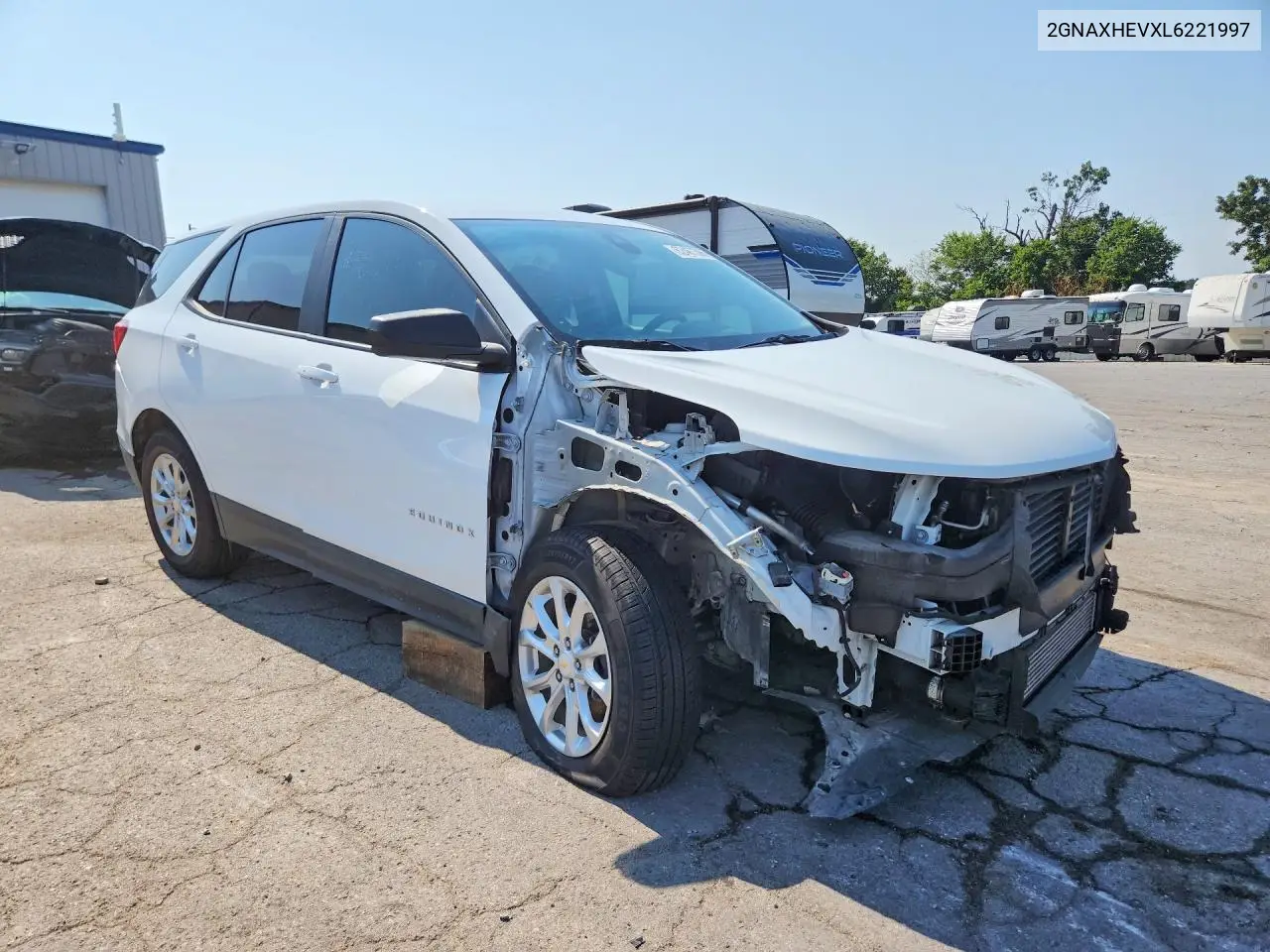 2020 Chevrolet Equinox Ls VIN: 2GNAXHEVXL6221997 Lot: 62467396