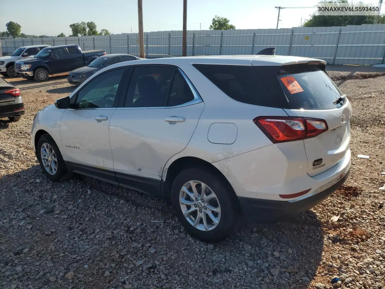 3GNAXKEV6LS593450 2020 Chevrolet Equinox Lt