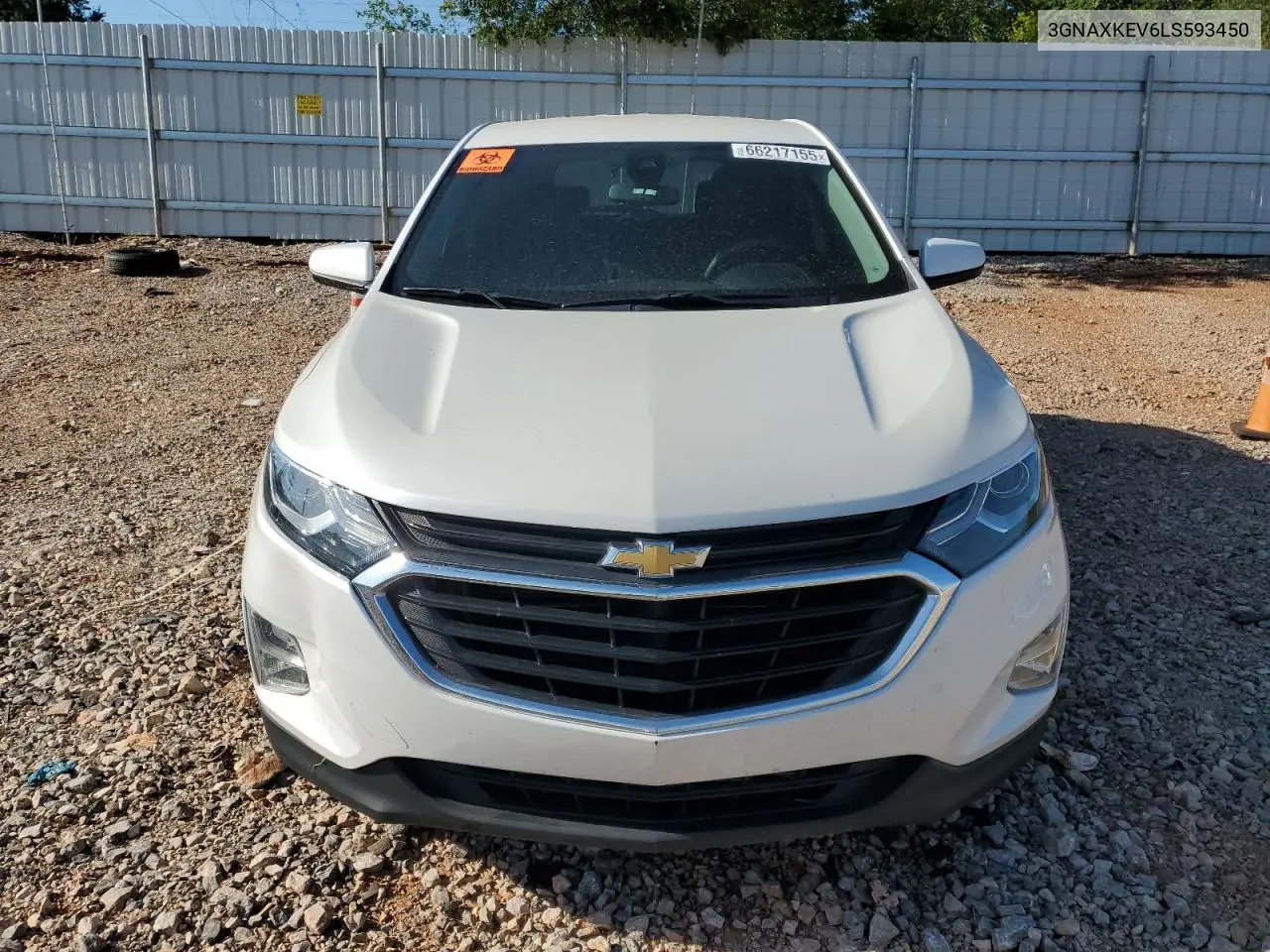 3GNAXKEV6LS593450 2020 Chevrolet Equinox Lt