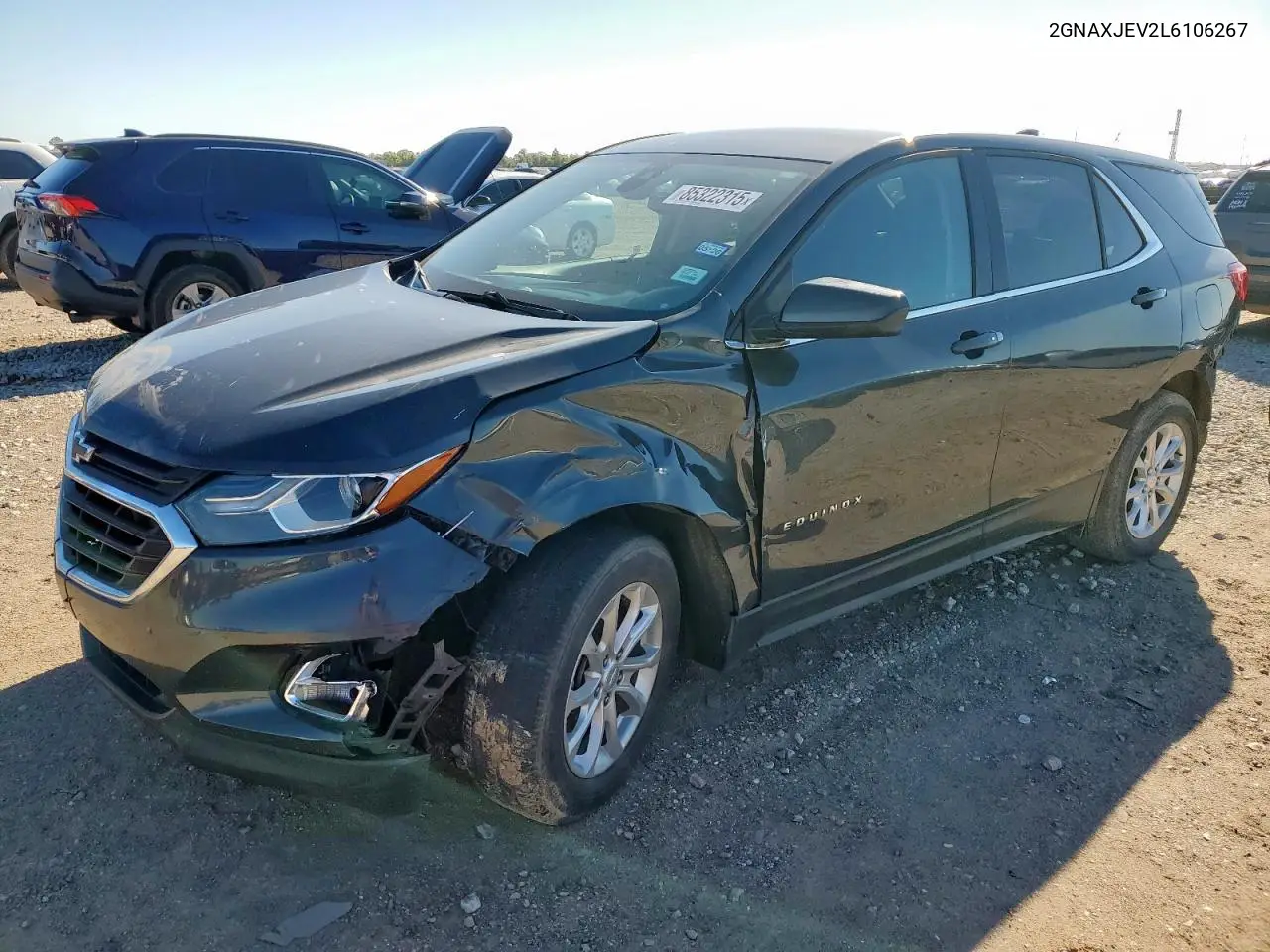 2GNAXJEV2L6106267 2020 Chevrolet Equinox Lt