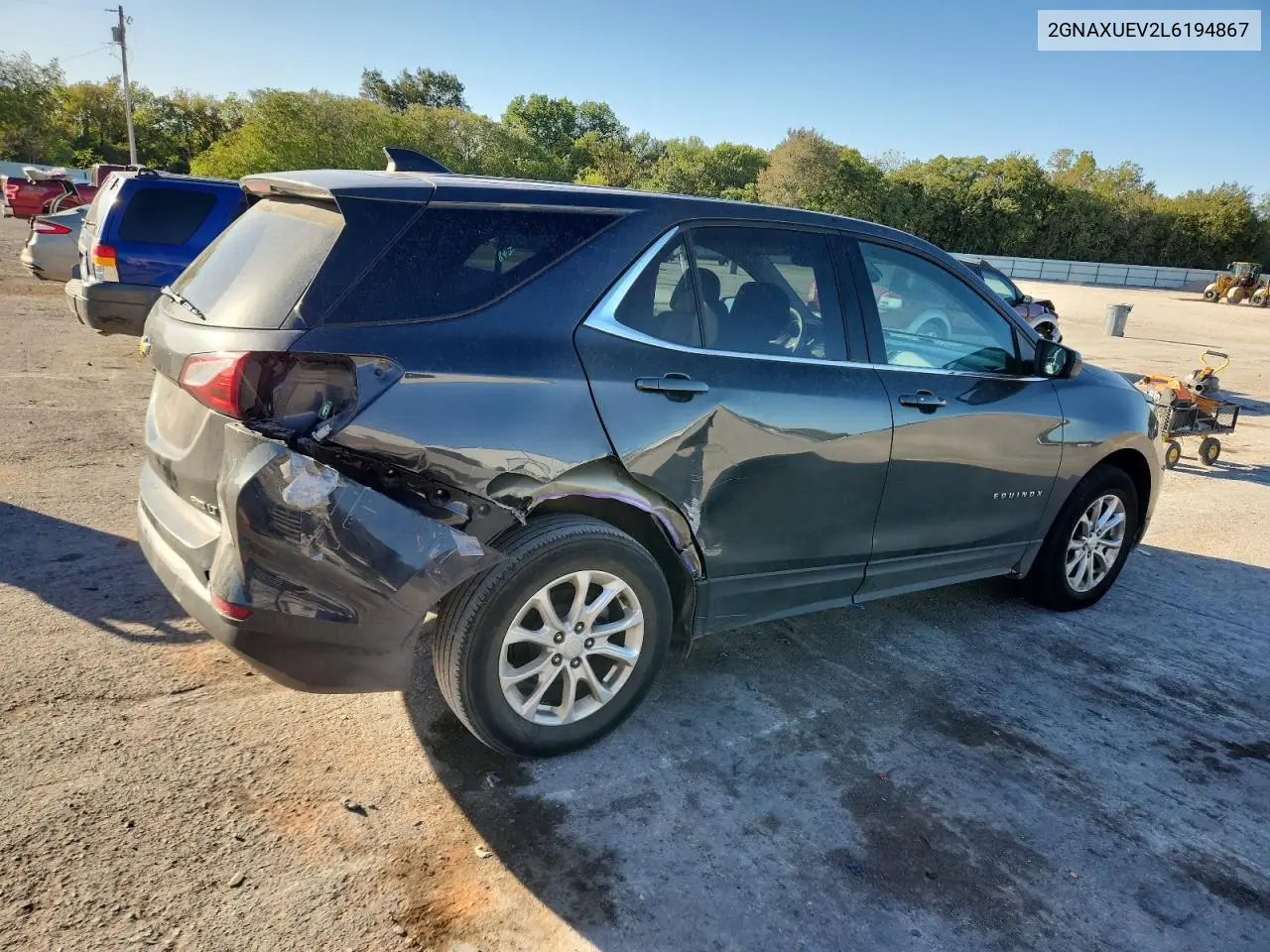 2GNAXUEV2L6194867 2020 Chevrolet Equinox Lt