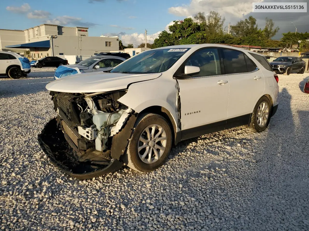 3GNAXKEV6LS515136 2020 Chevrolet Equinox Lt