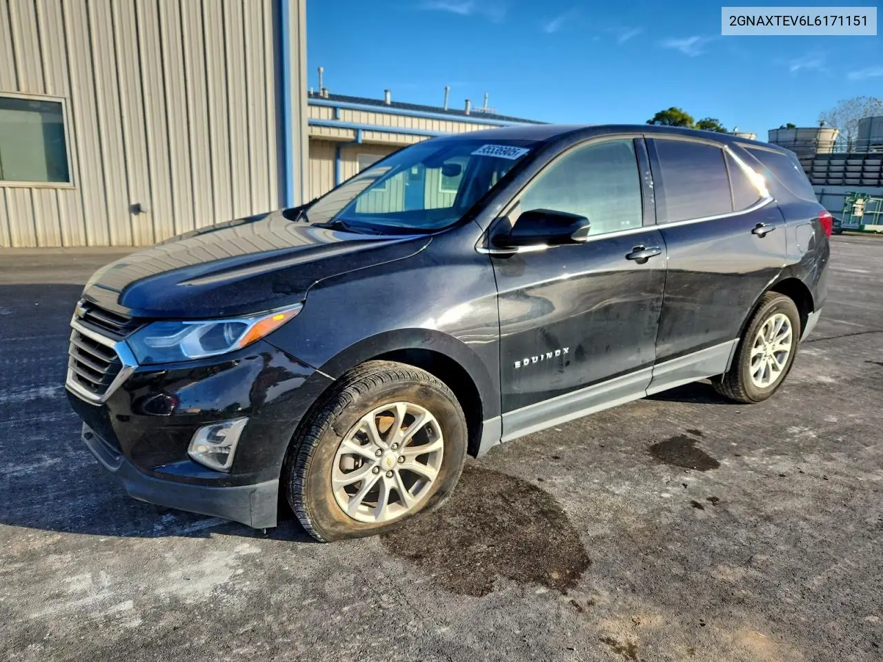 2GNAXTEV6L6171151 2020 Chevrolet Equinox Lt