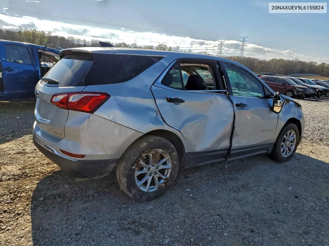 2GNAXUEV9L6155824 2020 Chevrolet Equinox Lt