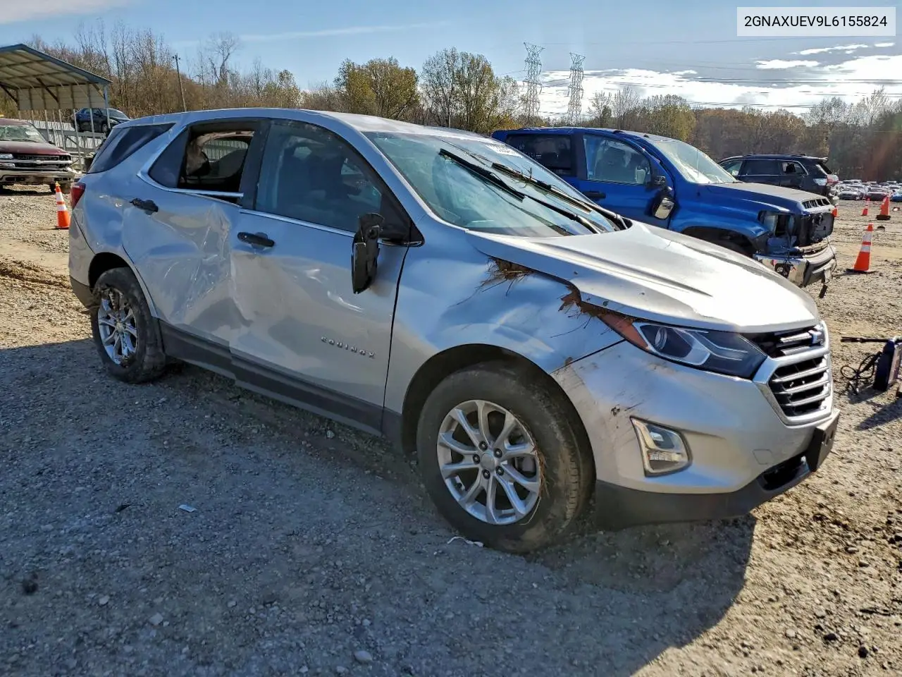 2GNAXUEV9L6155824 2020 Chevrolet Equinox Lt